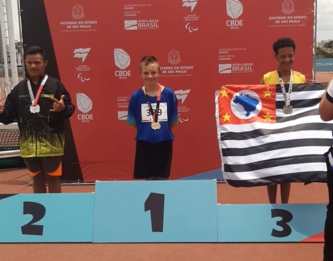 Rionegrense conquista medalha de ouro nas Paralimpíadas Escolares