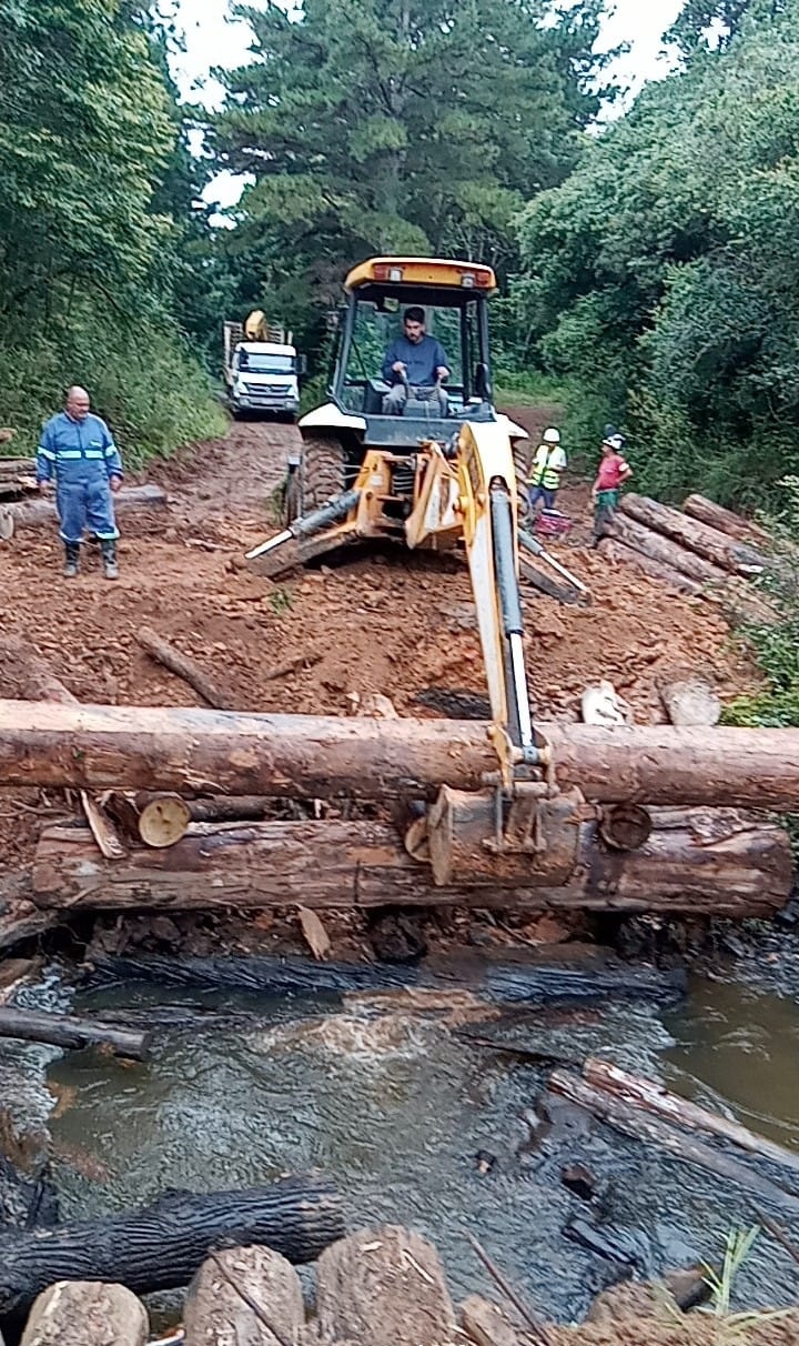 Prefeitura de Mafra restaura mais três pontes no interior do município