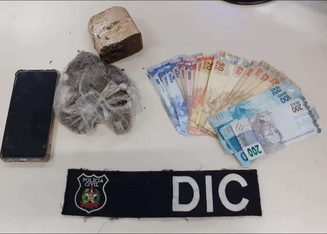 Polícia Civil prende três pessoas por tráfico de drogas