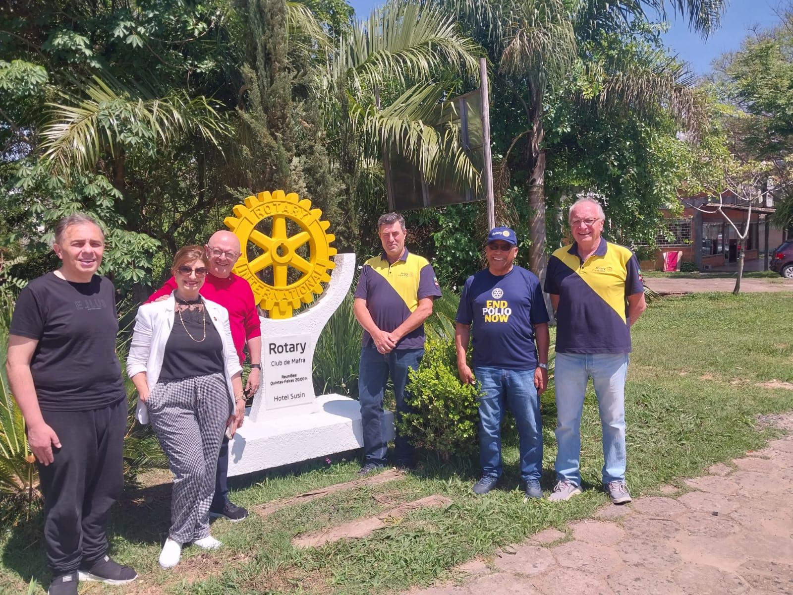 GOVERNADOR DO ROTARY DISTRITO 4740 VISITA MAFRA